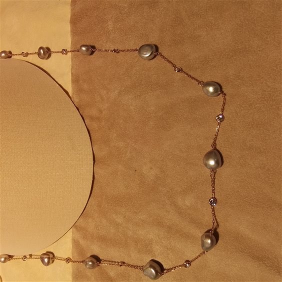 Necklace Lelune Woman LELUNE GLAMOUR in Silver LGNK393.3 - LGNK393.3